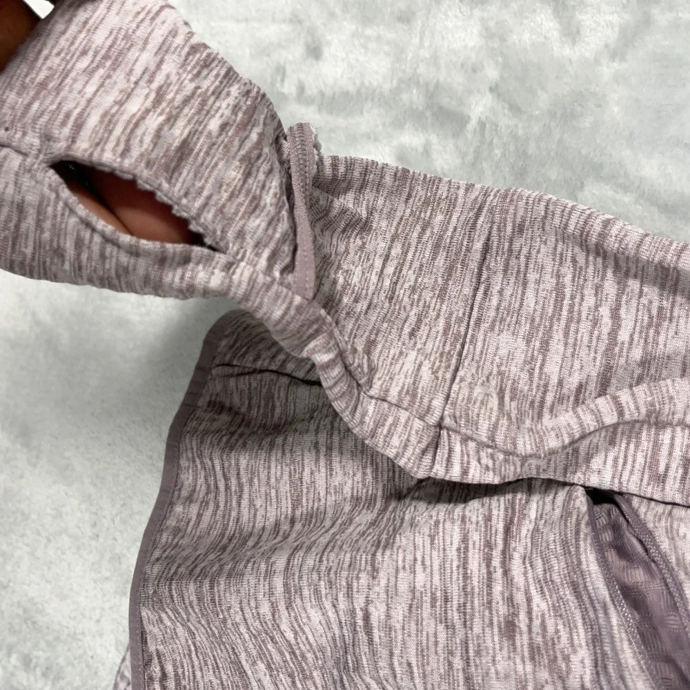Nike Women Pullover M Purple Dri-FIT 1/4 Zip Thumbhole Running Athleisure Gorp